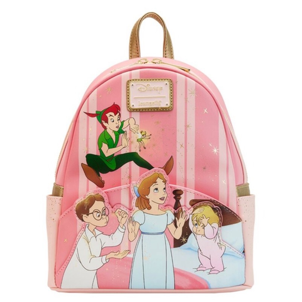 PETER PAN LOUNGEFLY BACKPACK AND WALLET - Picture 2 of 9